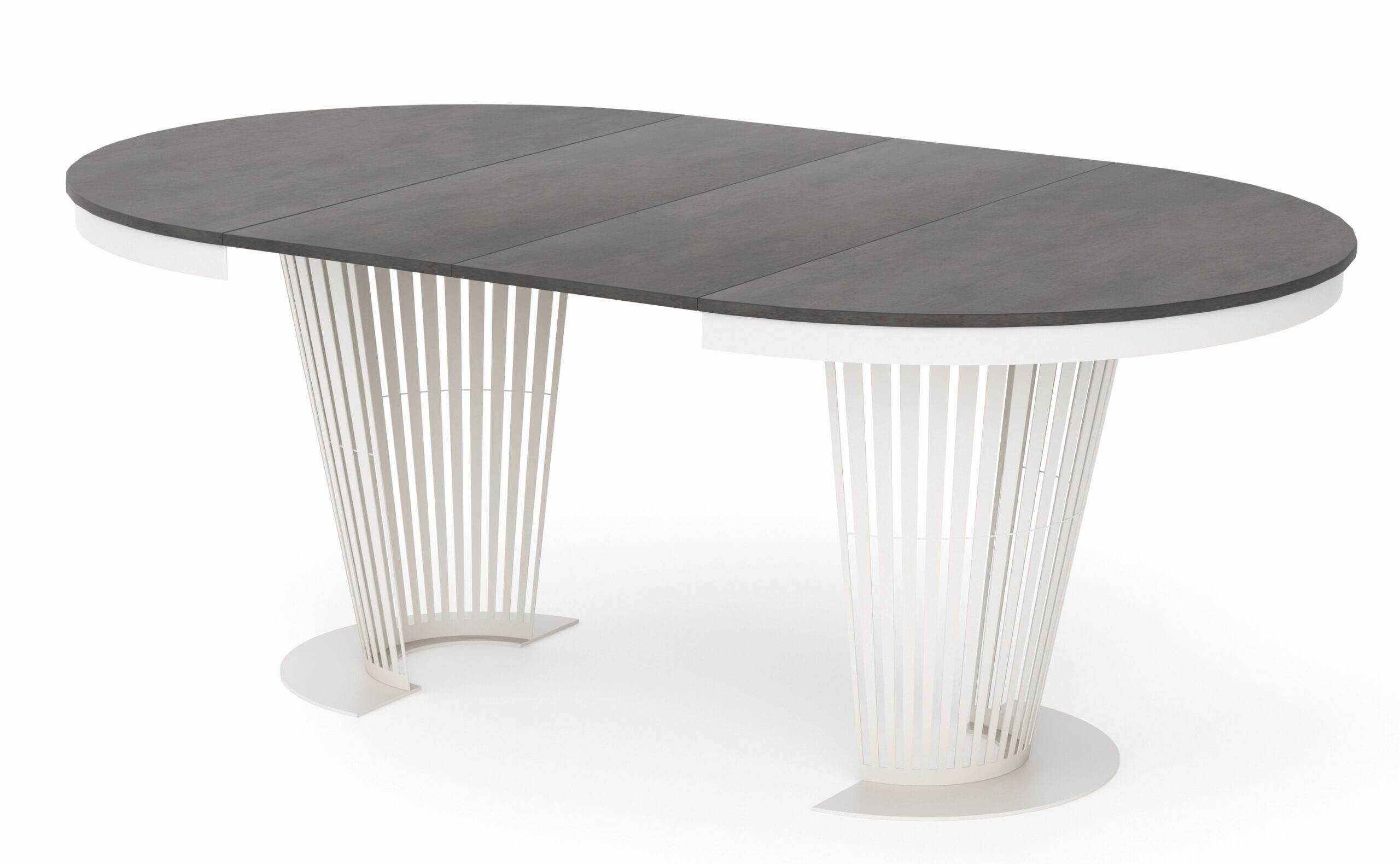 Aura Round Extendable Dining Table (Ø 100cm & Ø 120cm | Standard & Premium EGGER® Laminates)