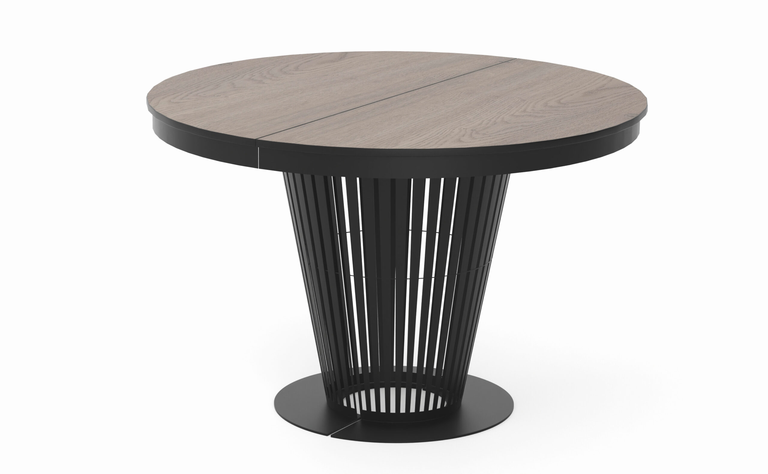 Aura Round Extendable Dining Table (Ø 100cm & Ø 120cm | Standard & Premium EGGER® Laminates)