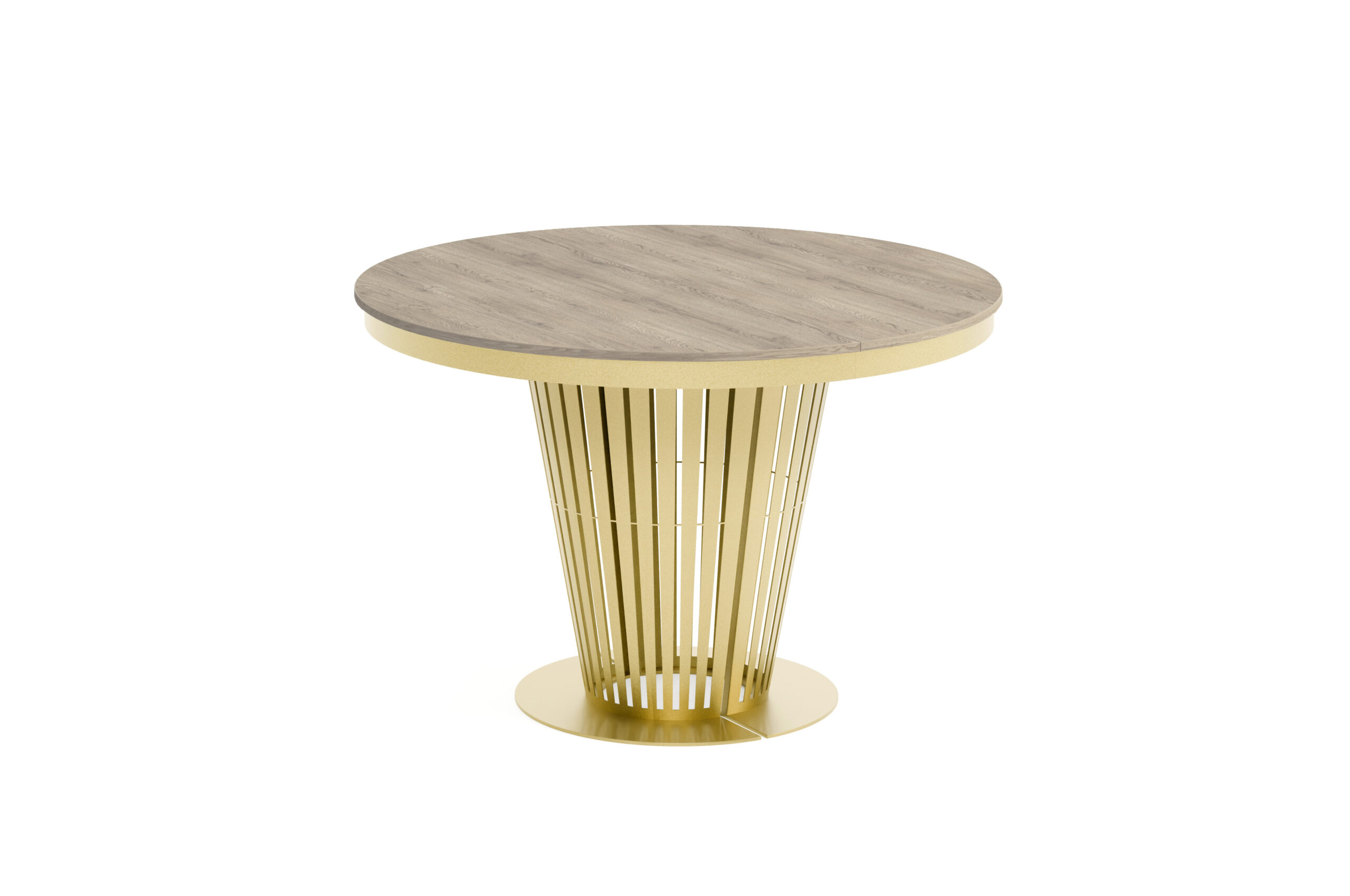 Aura Round Extendable Dining Table (Ø 100cm & Ø 120cm | Standard & Premium EGGER® Laminates)