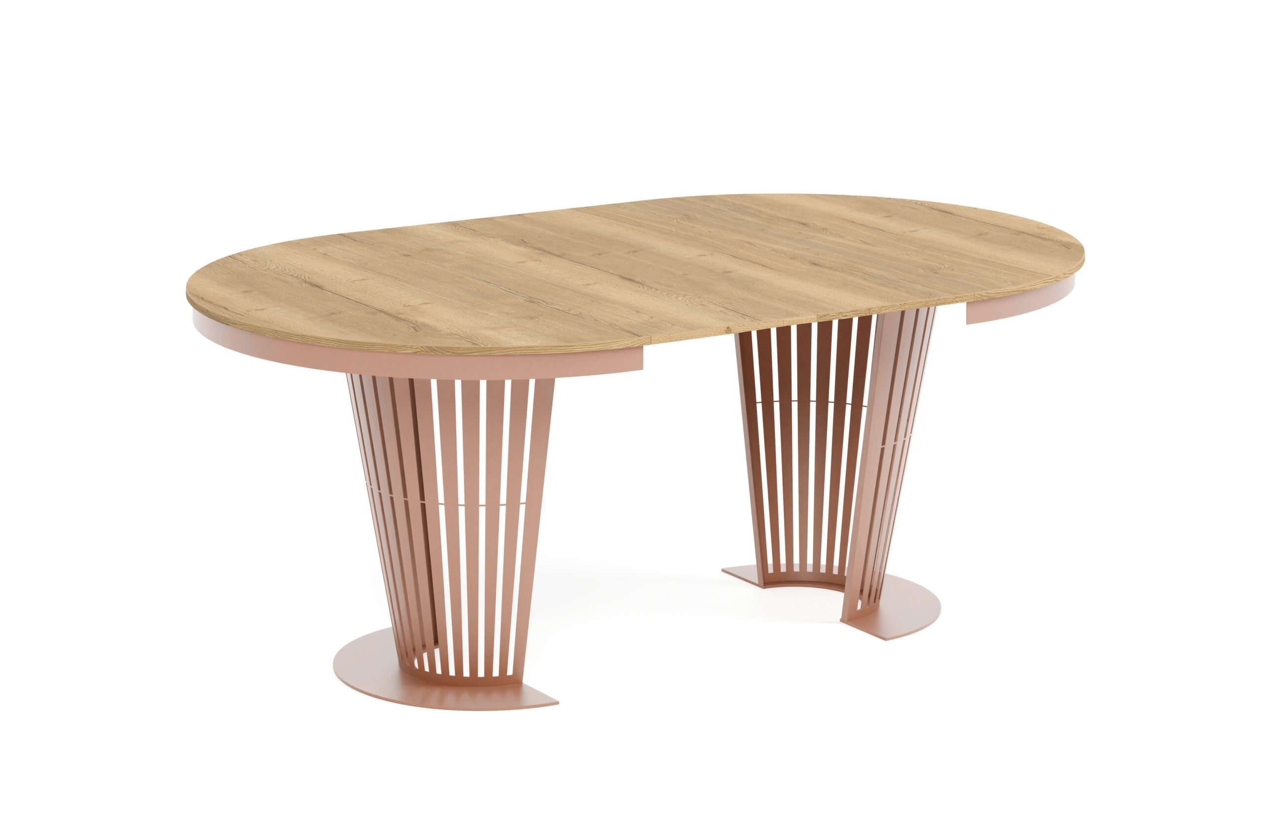 Aura Round Extendable Dining Table (Ø 100cm & Ø 120cm | Standard & Premium EGGER® Laminates)
