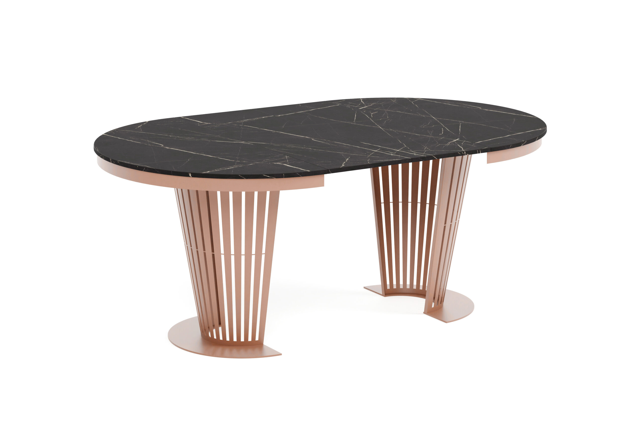 Aura Round Extendable Dining Table (Ø 100cm & Ø 120cm | Standard & Premium EGGER® Laminates)