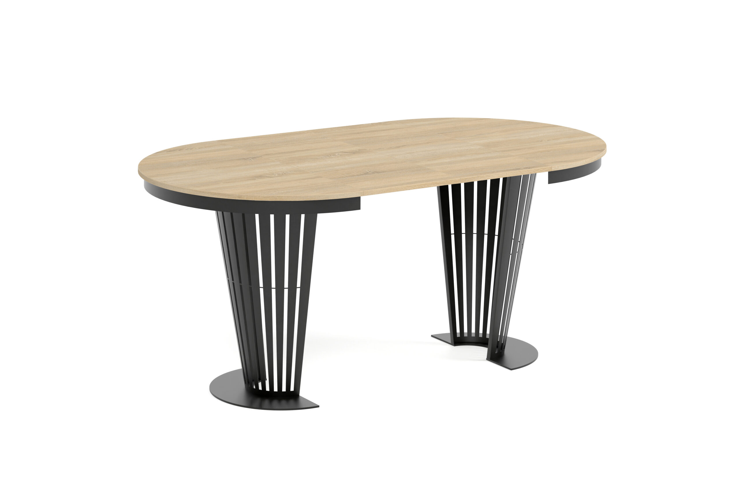 Aura Round Extendable Dining Table (Ø 100cm & Ø 120cm | Standard & Premium EGGER® Laminates)