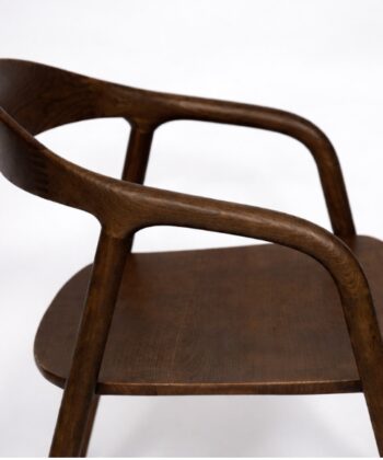 Aura Solid European Ash Armchair – Custom Wood Stains