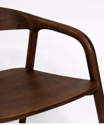 Aura Solid European Ash Armchair – Custom Wood Stains