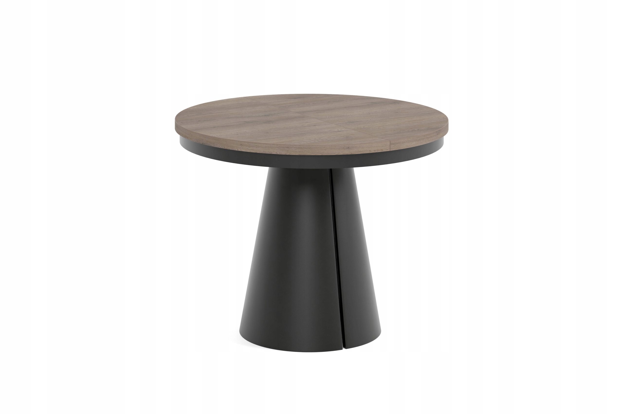Avalon Round Extendable Dining Table (Ø 100cm & Ø 120cm | Laminate, Oak Sawn Veneer, Sintered Stone)