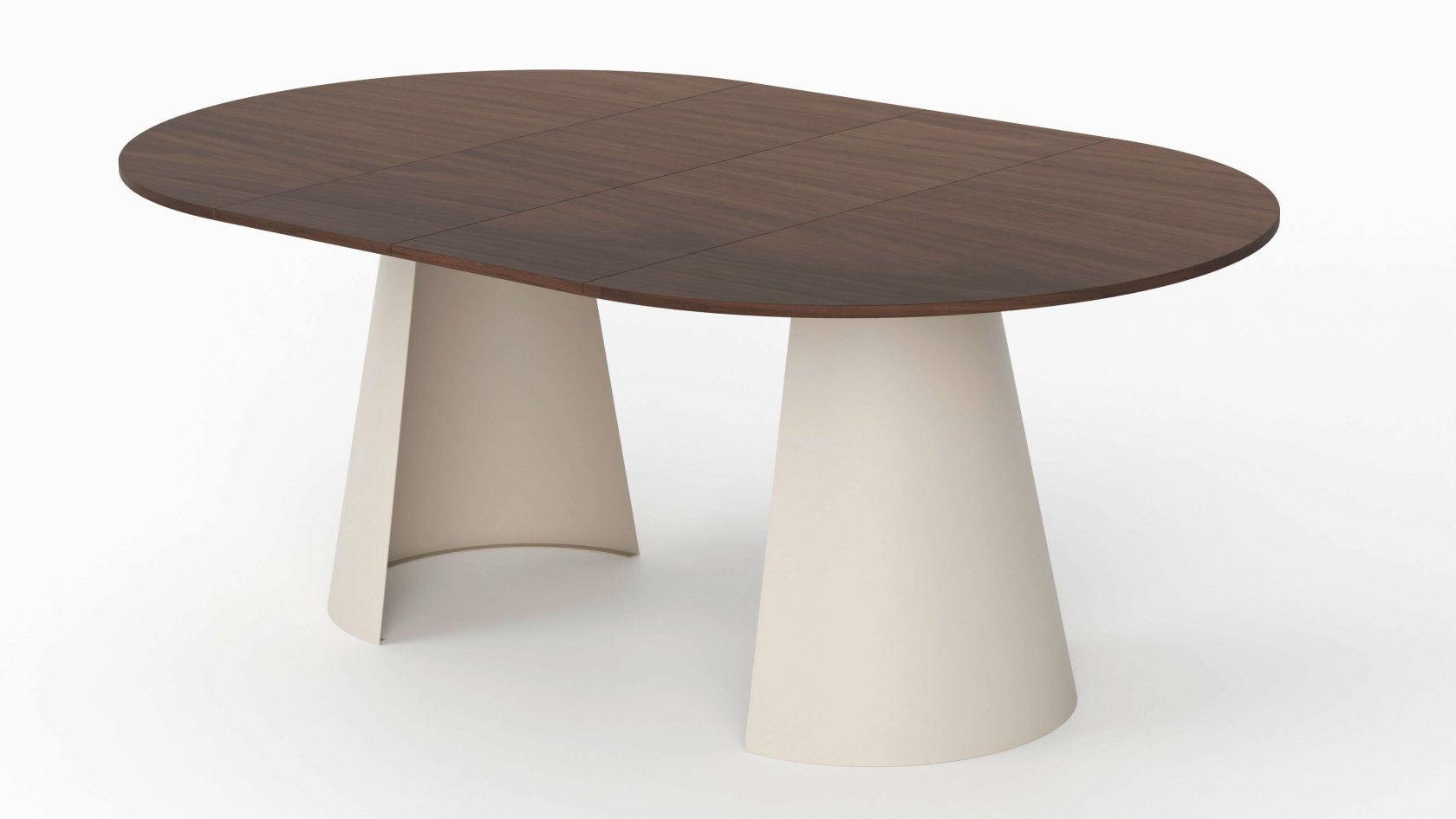 Avalon Round Extendable Dining Table (Ø 100cm & Ø 120cm | Laminate, Oak Sawn Veneer, Sintered Stone)