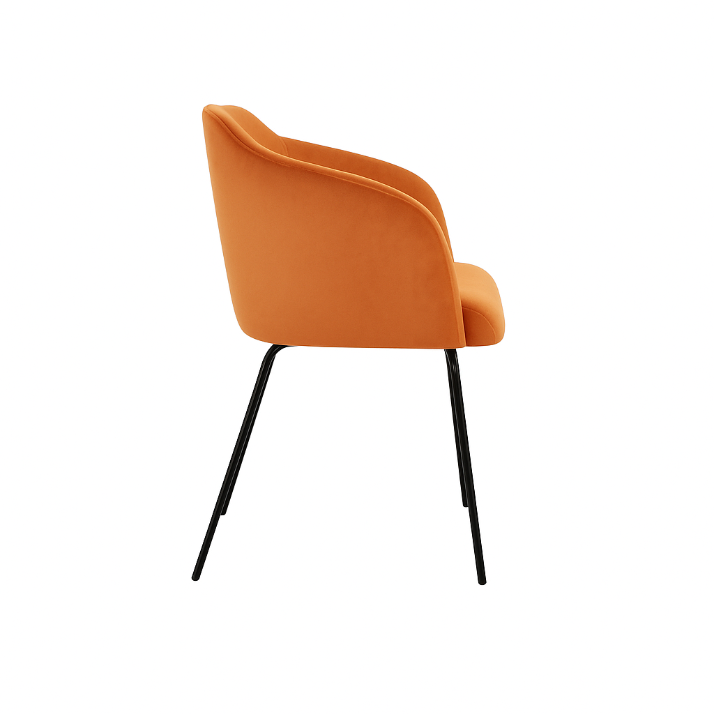 Clio Ideal Black Upholstered Armchair – Polish Designer Quality