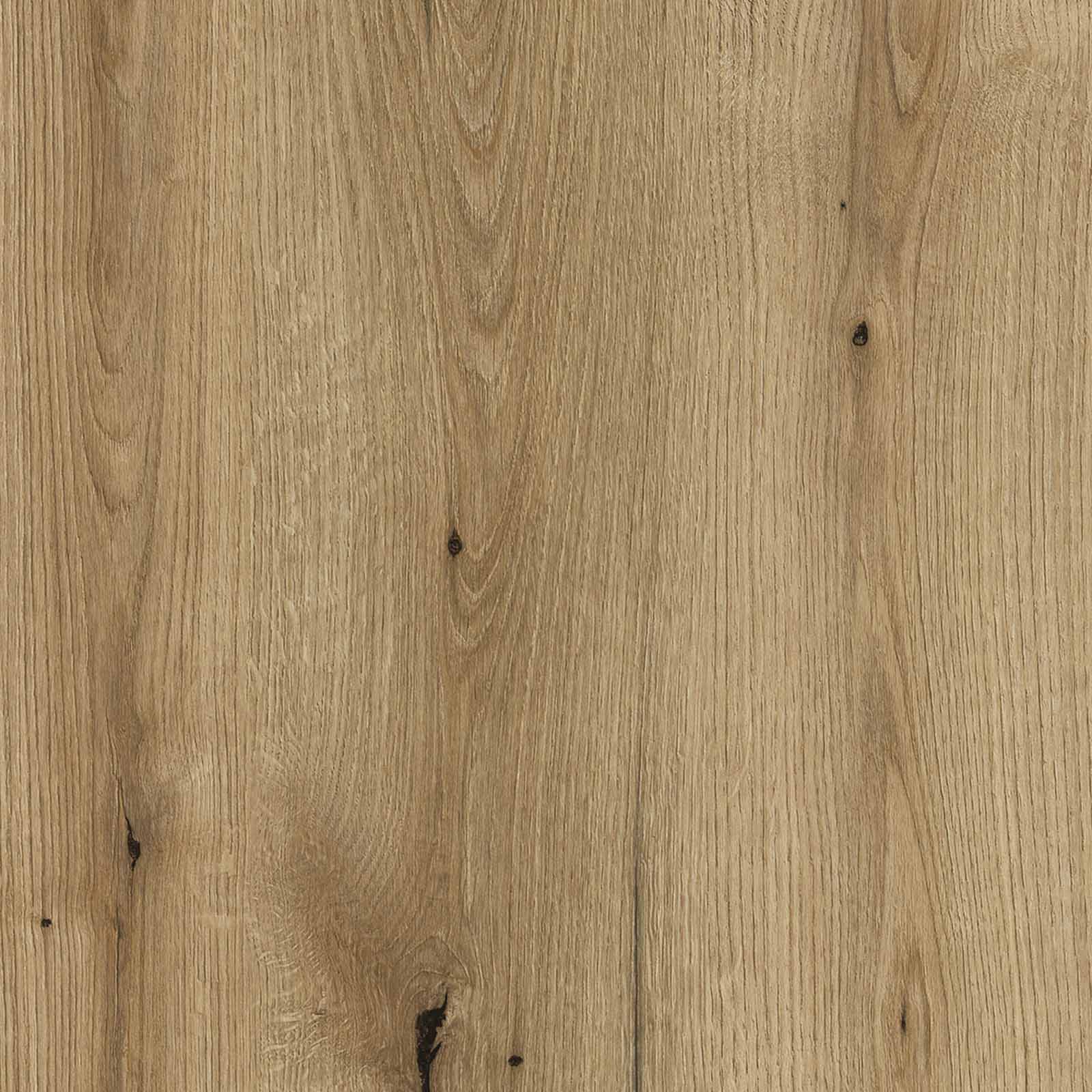 Sora Round Extendable Dining Table – Natural Oak  & Cross Metal Base