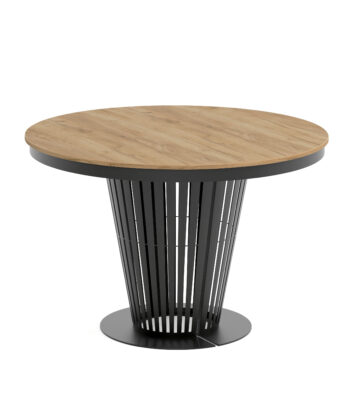 Aura Round Extendable Dining Table (Ø 100cm & Ø 120cm | Standard & Premium EGGER® Laminates)
