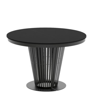 Aura Round Extendable Dining Table (Ø 100cm & Ø 120cm | Standard & Premium EGGER® Laminates)