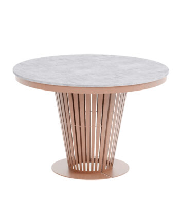 Aura Round Extendable Dining Table (Ø 100cm & Ø 120cm | Standard & Premium EGGER® Laminates)