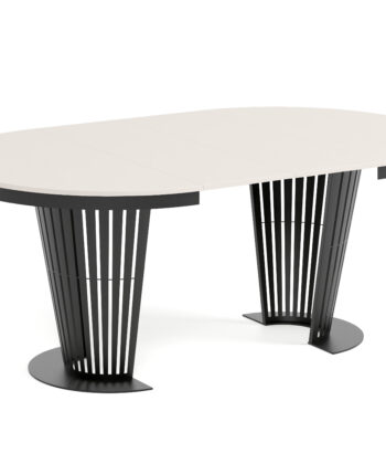 Aura Round Extendable Dining Table (Ø 100cm & Ø 120cm | Standard & Premium EGGER® Laminates)