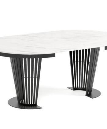 Aura Round Extendable Dining Table (Ø 100cm & Ø 120cm | Standard & Premium EGGER® Laminates)