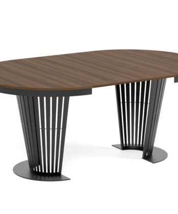 Aura Round Extendable Dining Table (Ø 100cm & Ø 120cm | Standard & Premium EGGER® Laminates)