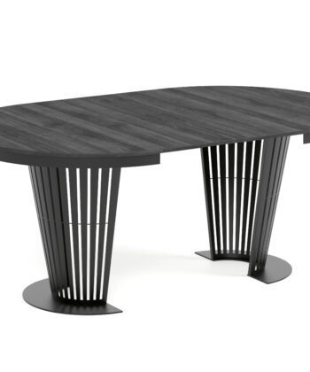 Aura Round Extendable Dining Table (Ø 100cm & Ø 120cm | Standard & Premium EGGER® Laminates)