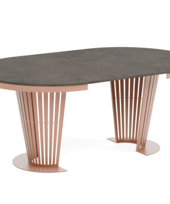Aura Round Extendable Dining Table (Ø 100cm & Ø 120cm | Standard & Premium EGGER® Laminates)