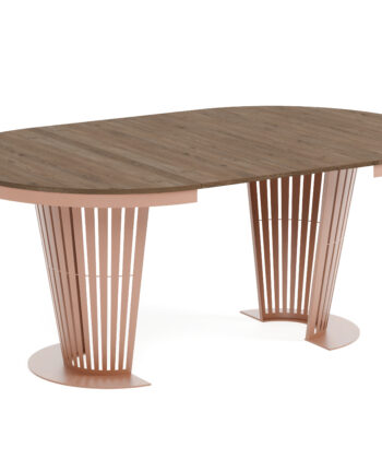 Aura Round Extendable Dining Table (Ø 100cm & Ø 120cm | Standard & Premium EGGER® Laminates)