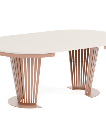 Aura Round Extendable Dining Table (Ø 100cm & Ø 120cm | Standard & Premium EGGER® Laminates)