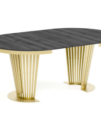 Aura Round Extendable Dining Table (Ø 100cm & Ø 120cm | Standard & Premium EGGER® Laminates)
