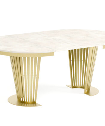 Aura Round Extendable Dining Table (Ø 100cm & Ø 120cm | Standard & Premium EGGER® Laminates)