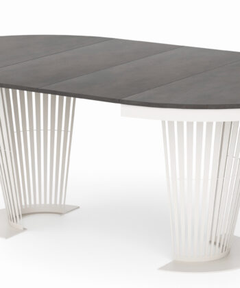 Aura Round Extendable Dining Table (Ø 100cm & Ø 120cm | Standard & Premium EGGER® Laminates)