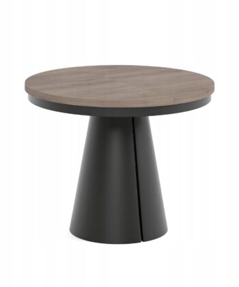 Avalon Round Extendable Dining Table (Ø 100cm & Ø 120cm | Laminate, Oak Sawn Veneer, Sintered Stone)