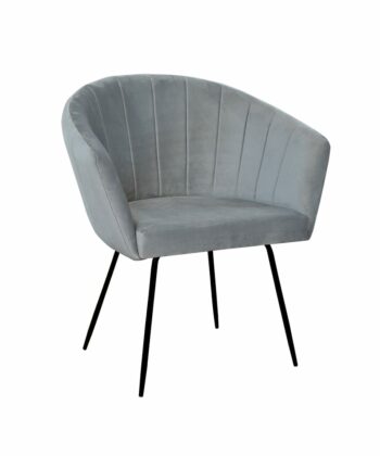 Tom Ideal Black Upholstered Armchair