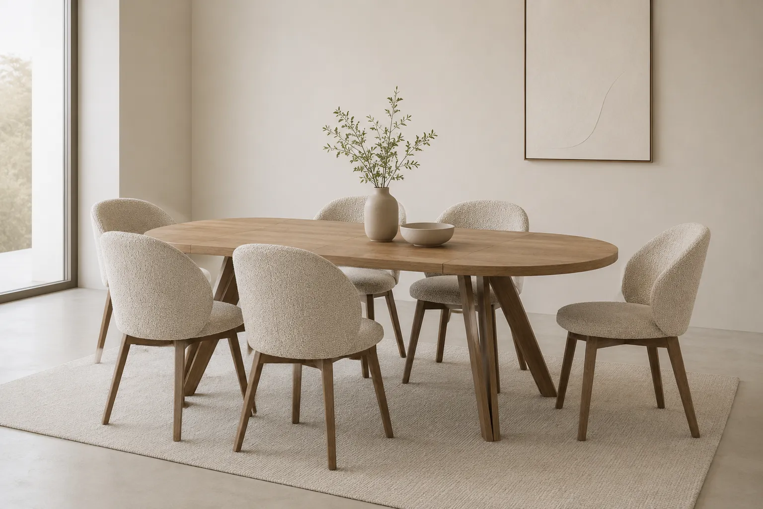 Handcrafted bespoke wood furniture piece in an Irish home