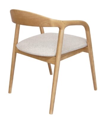 Kora Solid European Ash Armchair – Custom Wood Stains & Upholstery