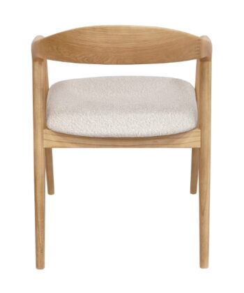 Kora Solid European Ash Armchair – Custom Wood Stains & Upholstery