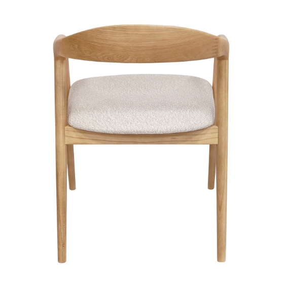 Kora Solid European Ash Armchair – Custom Wood Stains & Upholstery
