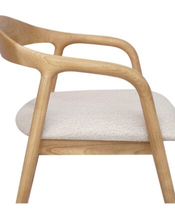 Kora Solid European Ash Armchair – Custom Wood Stains & Upholstery