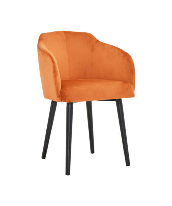 Clio Ideal Black Upholstered Armchair – Polish Designer Quality