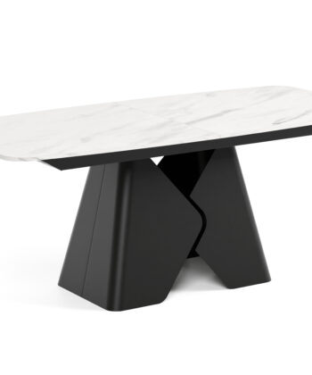 Prisma Rectangular Extendable Dining Table (180cm & 200cm | Standard & Premium EGGER® Laminates)