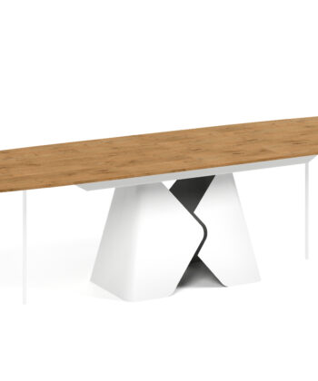 Prisma Rectangular Extendable Dining Table (180cm & 200cm | Standard & Premium EGGER® Laminates)