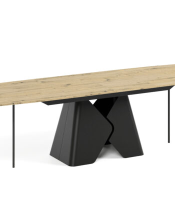 Prisma Rectangular Extendable Dining Table (180cm & 200cm | Standard & Premium EGGER® Laminates)
