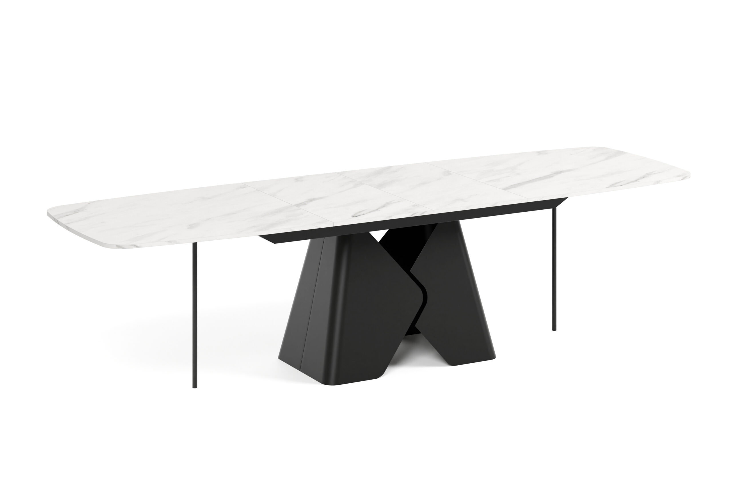 Prisma Rectangular Extendable Dining Table (180cm & 200cm | Standard & Premium EGGER® Laminates)