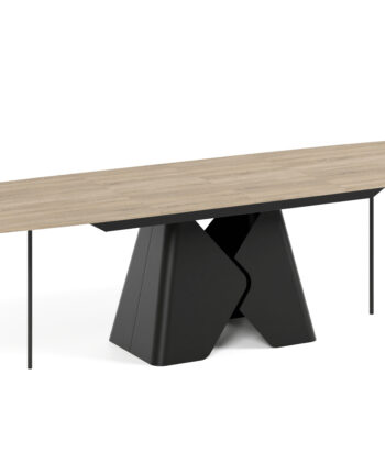 Prisma Rectangular Extendable Dining Table (180cm & 200cm | Standard & Premium EGGER® Laminates)