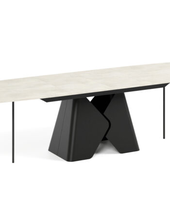 Prisma Rectangular Extendable Dining Table (180cm & 200cm | Standard & Premium EGGER® Laminates)