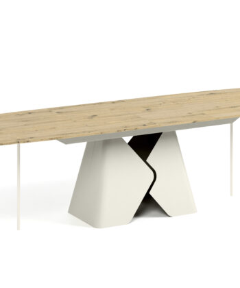 Prisma Rectangular Extendable Dining Table (180cm & 200cm | Standard & Premium EGGER® Laminates)
