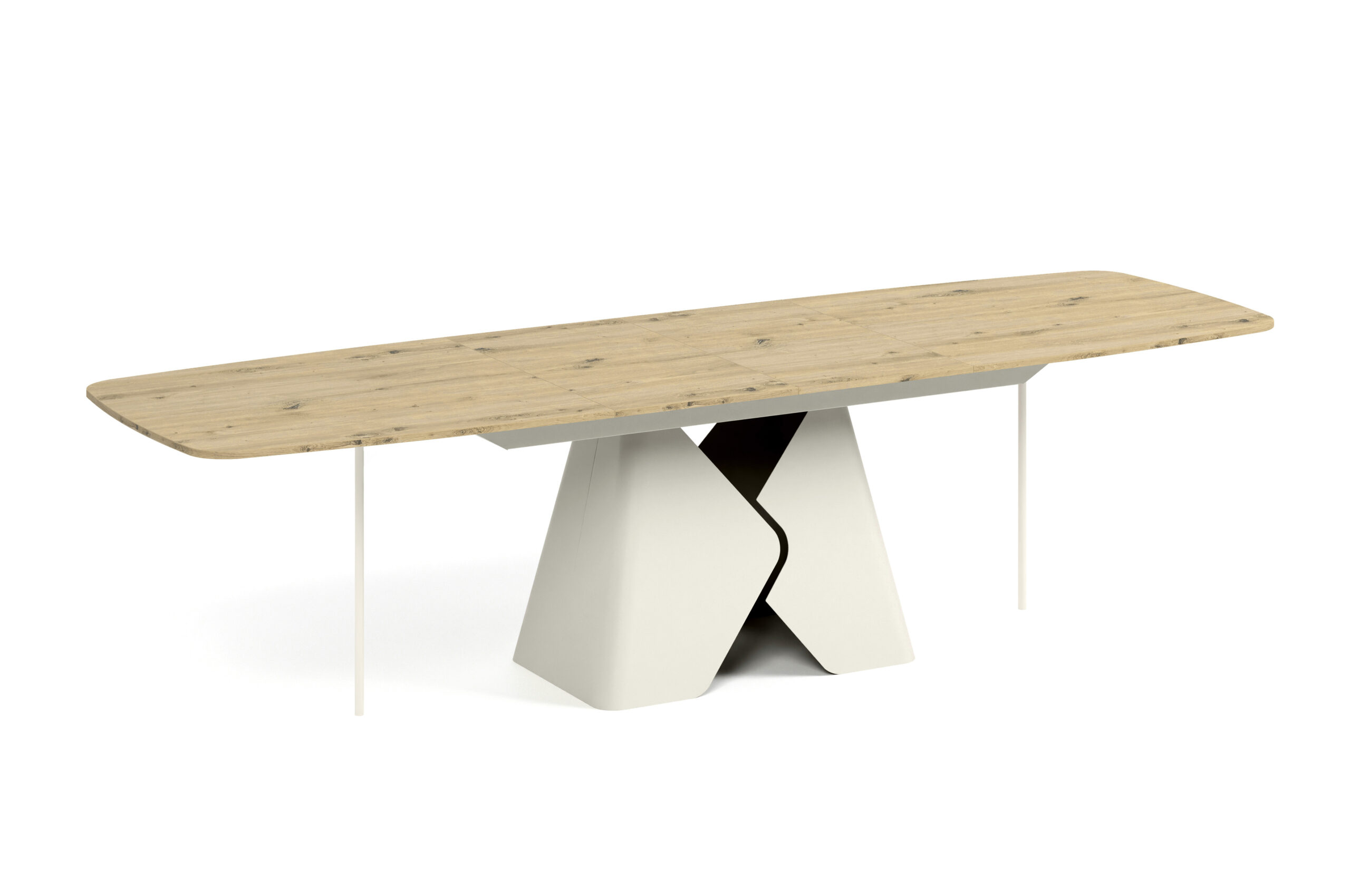 Prisma Rectangular Extendable Dining Table (180cm & 200cm | Standard & Premium EGGER® Laminates)