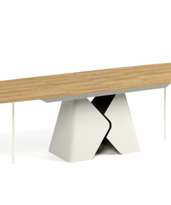 Prisma Rectangular Extendable Dining Table (180cm & 200cm | Standard & Premium EGGER® Laminates)