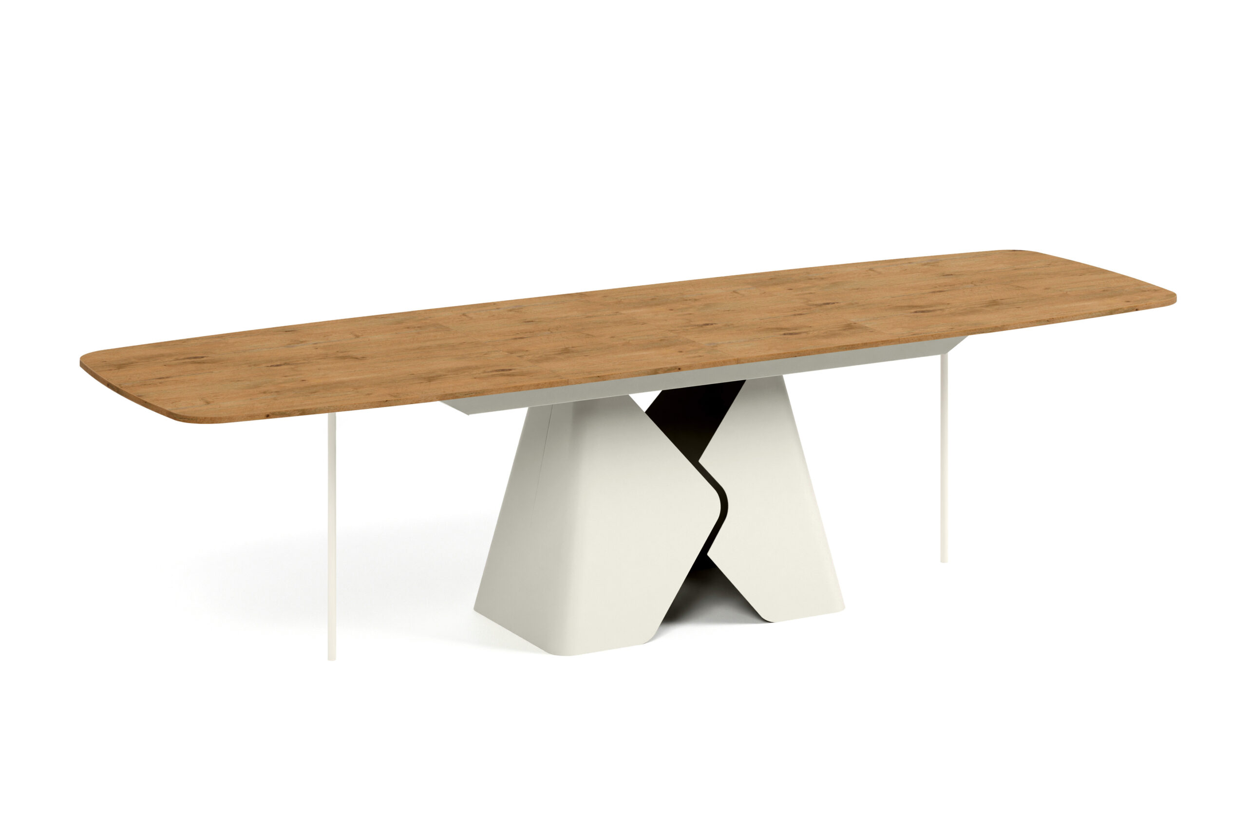 Prisma Rectangular Extendable Dining Table (180cm & 200cm | Standard & Premium EGGER® Laminates)