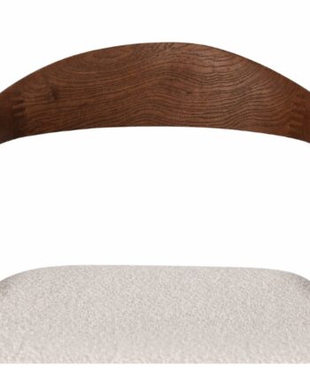 Solis Solid European Ash Armchair – Lagos Walnut Finish