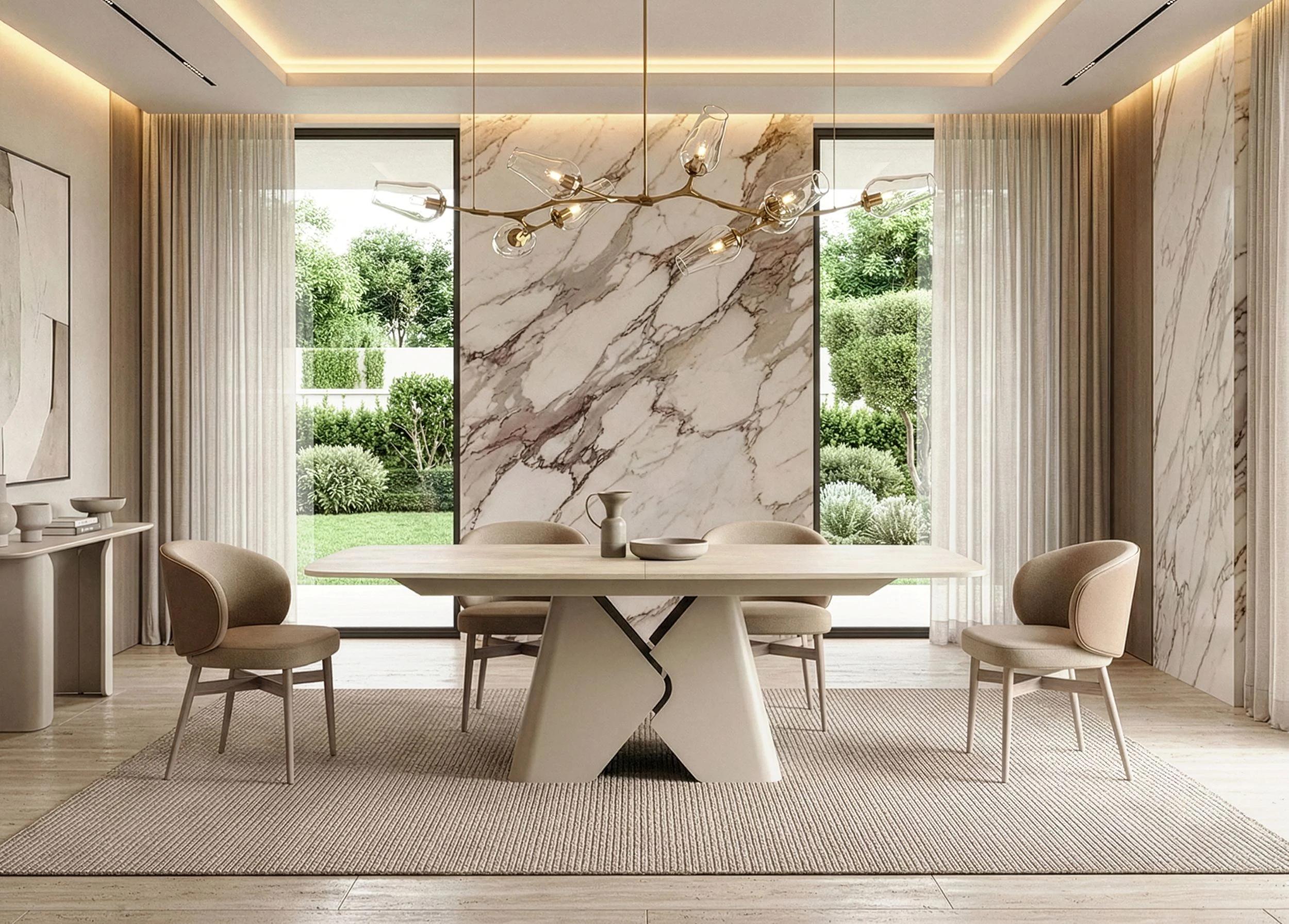 Prisma Rectangular Extendable Dining Table (180cm & 200cm | Standard & Premium EGGER® Laminates)
