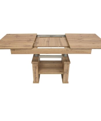 Varis Lift-Top Extendable Coffee Table – Wotan Oak Finish