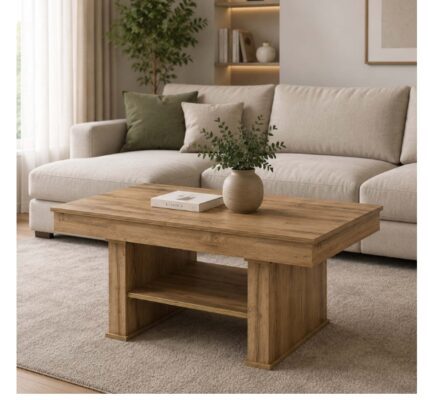 Varis Lift-Top Extendable Coffee Table – Wotan Oak Finish