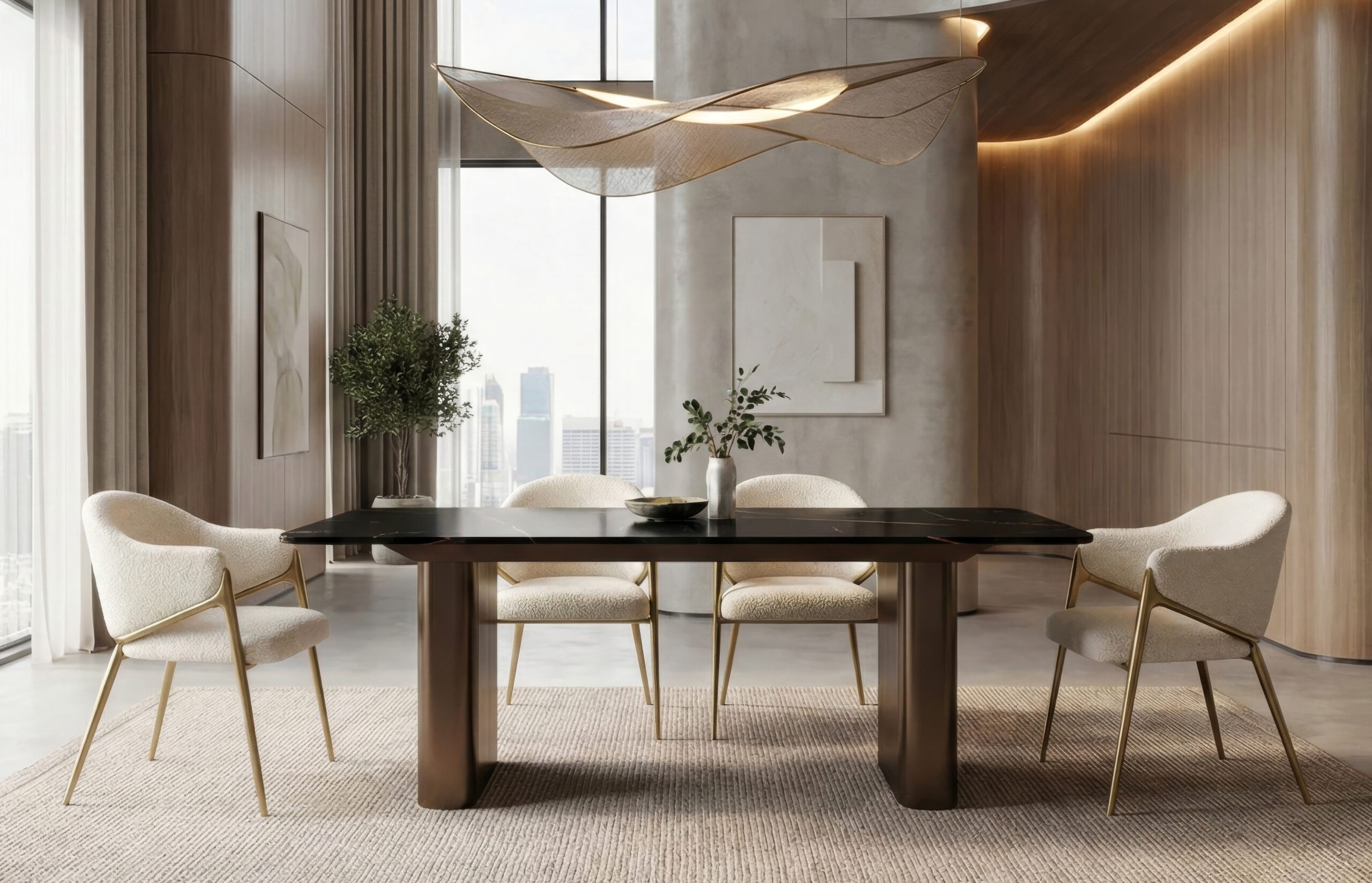 VORTEX Rectangular Butterfly Extendable Dining Table (180cm & 200cm | Standard & Premium EGGER® Laminates)