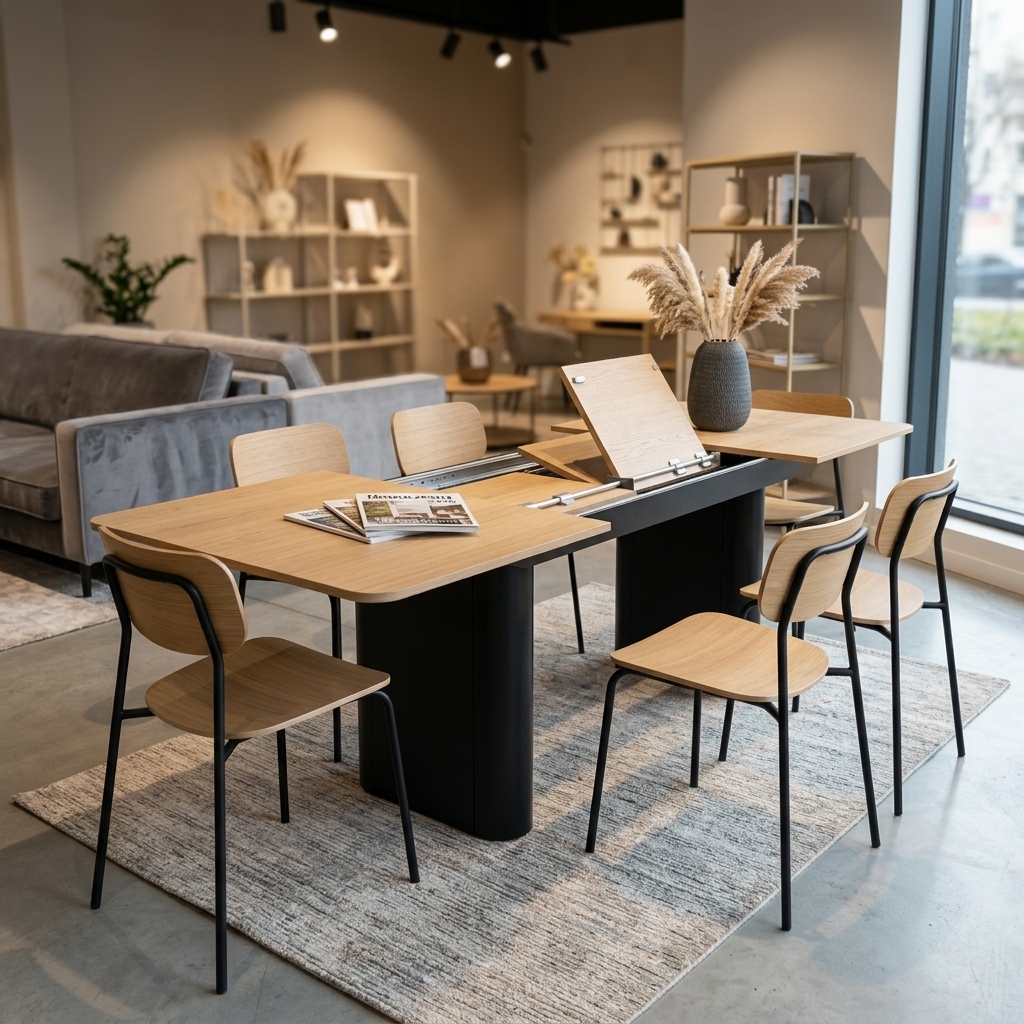 VORTEX Rectangular Butterfly Extendable Dining Table (180cm & 200cm | Standard & Premium EGGER® Laminates)