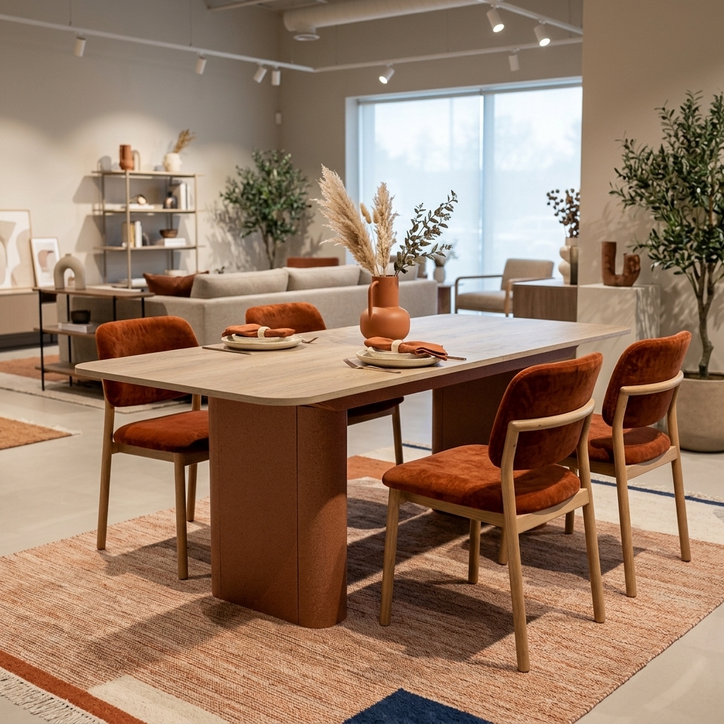 VORTEX Rectangular Butterfly Extendable Dining Table (180cm & 200cm | Standard & Premium EGGER® Laminates)